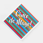 Funny Lime With Sombrero Party Servet (Hoek)