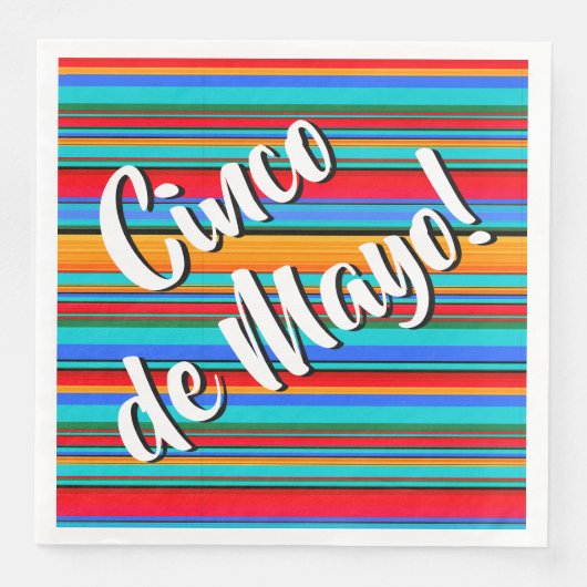 Funny Lime With Sombrero Party Servet (Voorkant)