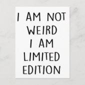 Funny Limited Edition Quote Briefkaart (Voorkant)