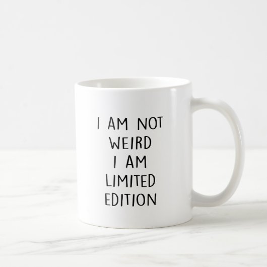 Funny Limited Edition Quote Koffiemok (Rechts)