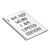 Funny Limited Edition Quote Notitieboek (Rechterzijde)