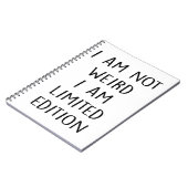 Funny Limited Edition Quote Notitieboek (Linkerzijde)