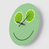 Funny Limoen Fruit Face Kitchen Wall Clocks Grote Klok (Hoek)