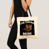 Funny Line Dancing Gift Mam Women Country Line Tote Bag (Voorkant (product))