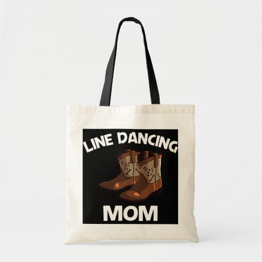 Funny Line Dancing Gift Mam Women Country Line Tote Bag (Voorkant)