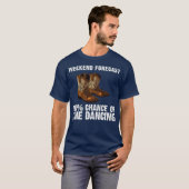 Funny Line Dancing Gift Mannen Women Country Line T-shirt (Voorkant volledig)