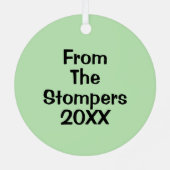 Funny Line Dancing Zijn Funner Gift voor Line Danc Metalen Ornament (Achterkant)