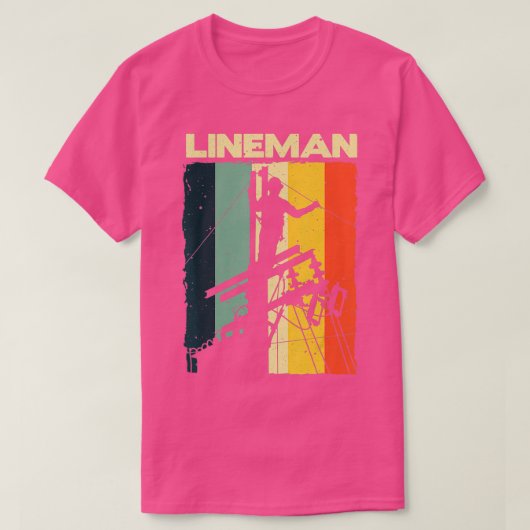 Funny Lineman Design Mannen Women Electronic T-shirt (Design voorkant)