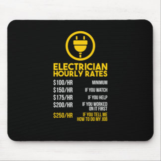 Funny Lineman Electricia Hourly Rates Muismat