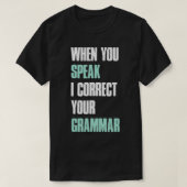 Funny Linguist New Lang T-shirt (Design voorkant)