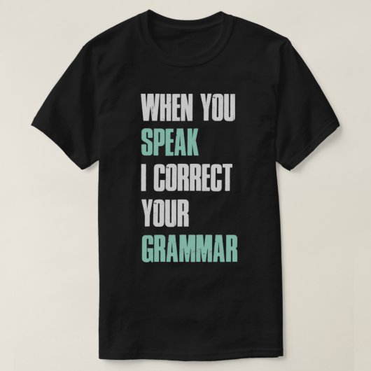 Funny Linguist New Lang T-shirt (Design voorkant)