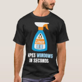Funny Linux Windows Cleaner Classic T-Shirt (Voorkant)
