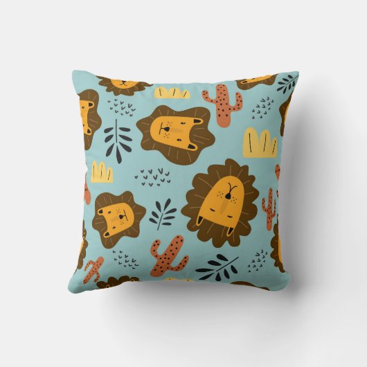 Funny Lion Cushion Kussen (Achterkant)