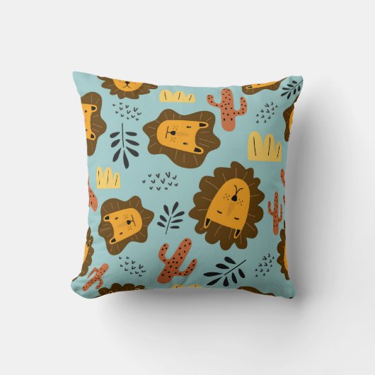 Funny Lion Cushion Kussen (Voorkant)
