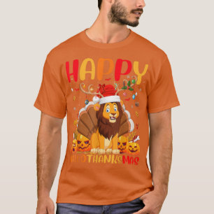 Funny Lion Dierenvriend Happy Lion HelloBedanktMas T-shirt