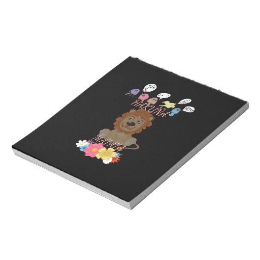 Funny lion notitieblok (Linkerzijde)