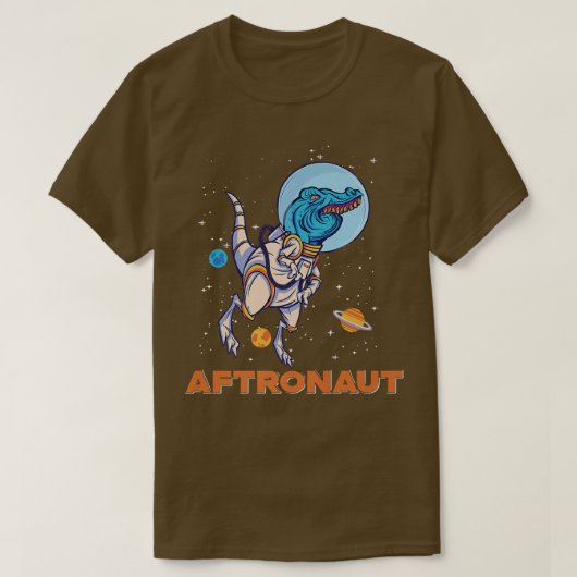 Funny Lisp Dinosaur Astronaut TRe T-shirt (Design voorkant)