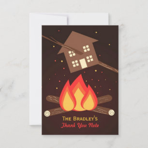 Funny Literal Housewarming Party Bedankkaart
