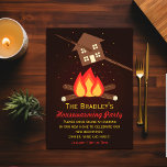 Funny Literal Housewarming Party Kaart<br><div class="desc">Een opwarmingsfeest kan een geweldige manier zijn om je vrienden en familie aan je nieuwe huis voor te stellen, om je harde werk en succes te vieren. Deze grappige uitnodiging van de huisopwarmende partij heeft een letterlijk ontwerp van een huis dat wordt opgewarmd over een open vuur. Dit is leuk...</div>