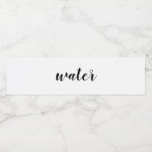 Funny Literal Word Waterfles Etiket (Enkel label)