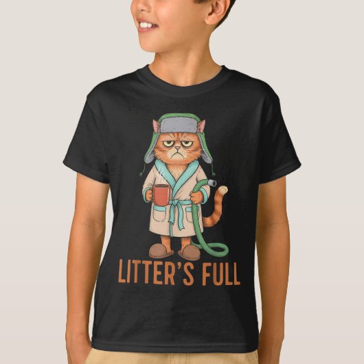 Funny Litter’s Full Cat Parody Cute Cat Lover Chri T-shirt (Voorkant)