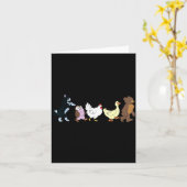 Funny Little Bear Birthday Graphic Y2k Bears Lover Kaart (Gele Bloem)