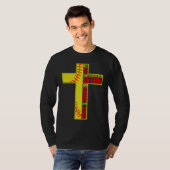 Funny Little Bit Of Softball Whole Lot Of Jesus T-shirt (Voorkant volledig)