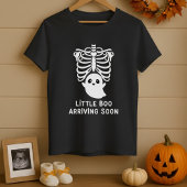 Funny Little Boo Arriving Soon Maternity Halloween T-shirt
