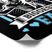 Funny Little Brother Grootste Fan Football Poster (Hoek)