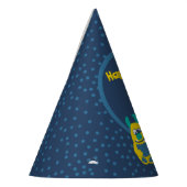 Funny Little Cartoon Monsters Jongens Verjaardag Feesthoedjes (Links)