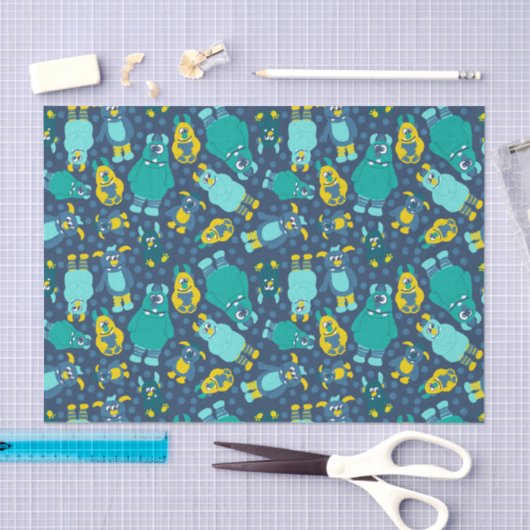 Funny Little Cartoon Monsters Jongens Verjaardag Tissuepapier (Craft)