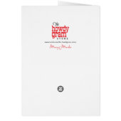 Funny "Little Cowpoke" binnenste kinderdagkaart (Achterkant)