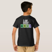 Funny Little GeNiUS Periodic Table Element Symbols T-shirt (Achterkant volledig)