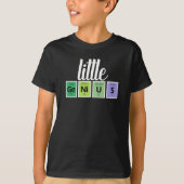 Funny Little GeNiUS Periodic Table Element Symbols T-shirt (Voorkant)