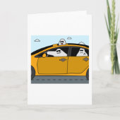 Funny Little Ghosts Halloween Kaart (Voorkant)