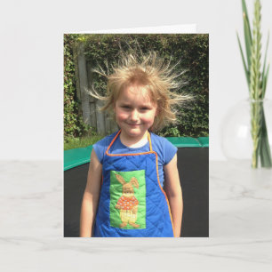 FUNNY LITTLE GIRL BIRTHDAY KAART VOOR HAAR