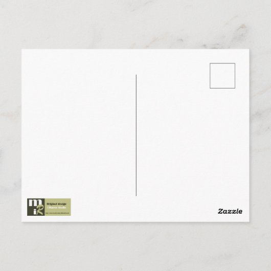  Funny Little Girl Kerstmis Briefkaart (Achterkant)