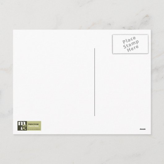  Funny Little Girl Kerstmis Feestdagenkaart (Achterkant)