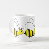 Funny Little Honey Bee Cute Koffiemok (Voorkant links)