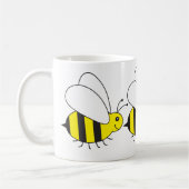 Funny Little Honey Bee Cute Koffiemok (Links)