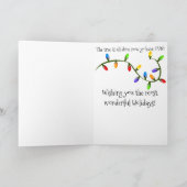 Funny Little Kerstgeit Feestdagen Kaart (Binnen)