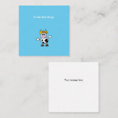 Funny Little Koe Mini Bedankt voor je briefkaart (Voorkant / Achterkant)