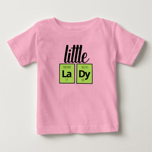 Funny Little LaDy Periodic Table Element Symbols (Voorkant)