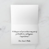 Funny Little Man Newborn Baby Gefeliciteerd Kaart (Binnen)