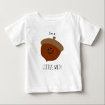 Funny Little Nut Cartoon Acorn Cute<br><div class="desc">Funny Little Nut Cartoon Acorn Cute Baby T-Shirt is voor een komische kleine jongen of meisje die iedereen amusant houdt met zijn of haar antiek. Dit is perfect voor een baby die veel glimlacht en giechelt.</div>