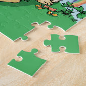 Funny Little Saint Patrick Rabbit Legpuzzel (Zijkant)
