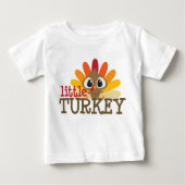 Funny Little Turkey Thanksgiving unisex t shirt (Voorkant)