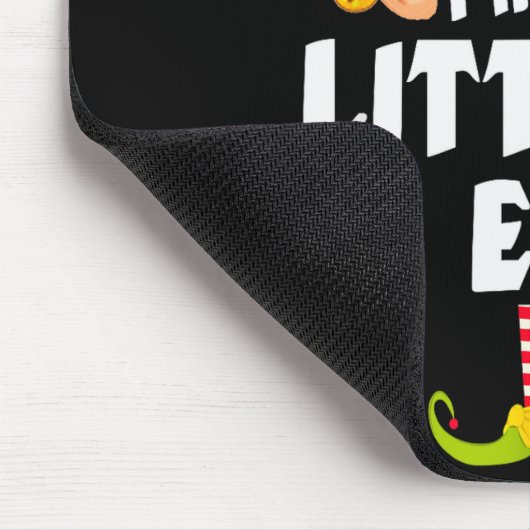 Funny Littlest Elf Matching Family Group Pj Christ Muismat (Hoek)