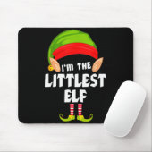 Funny Littlest Elf Matching Family Group Pj Christ Muismat (Met muis)