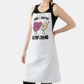 Funny Liver + Onions How Offal Food Jokes Schort (Insitu)